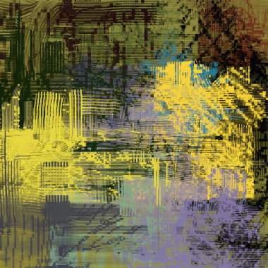 Farklı renk kalıplarına sahip soyut grunge arkaplanı