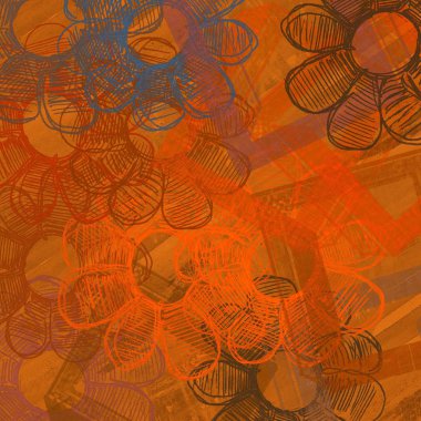 Kopya alanı ile soyut grunge desenli arkaplan