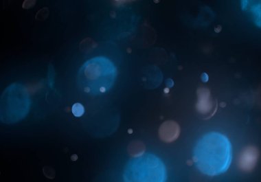 Soyut mavi bokeh arkaplanı