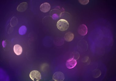 bokeh abstact arka plan ile galaksi