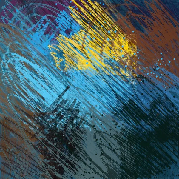 Farklı renk kalıplarına sahip soyut grunge arkaplanı