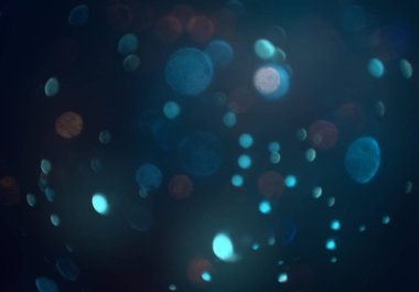 bokeh abstact arka plan ile galaksi