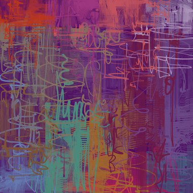 Farklı renk kalıplarına sahip soyut grunge arkaplanı