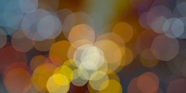 Bokeh daireleri ile yapılan soyut bulanık arka plan