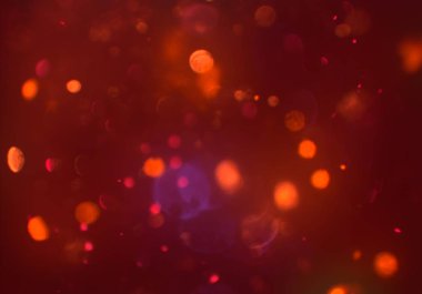 bokeh abstact arka plan ile galaksi