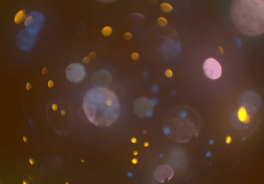 bokeh abstact arka plan ile galaksi