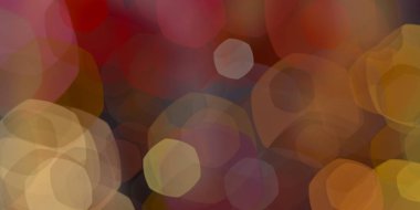 Bokeh çevreleri ile yapılan soyut sanatsal arka plan
