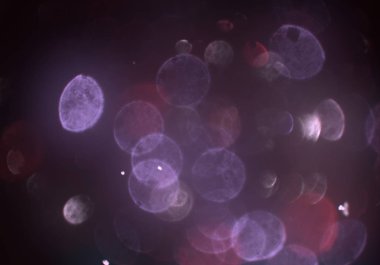 bokeh abstact arka plan ile galaksi