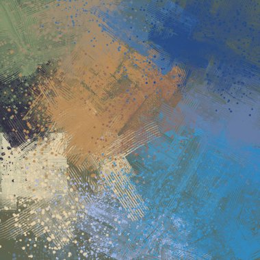 kopya alanı ile arka plan için sanatsal renkli illüstrasyon