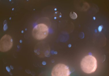 bokeh abstact arka plan ile galaksi