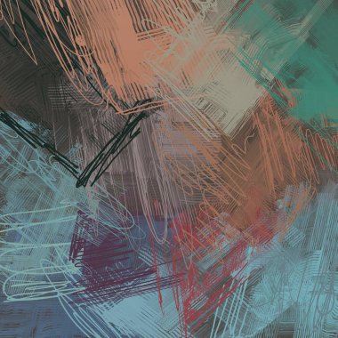 Farklı renk kalıplarına sahip soyut grunge arkaplanı