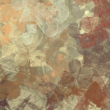 Kopya alanı ile soyut grunge desenli arkaplan