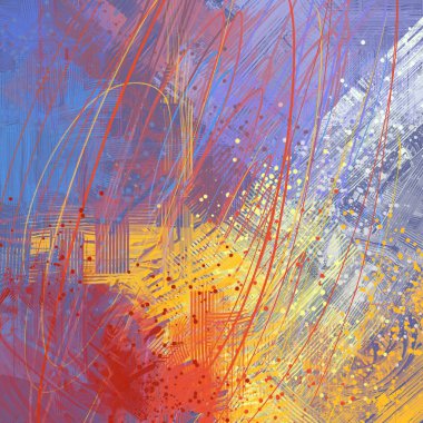 Farklı renk kalıplarına sahip soyut grunge arkaplanı