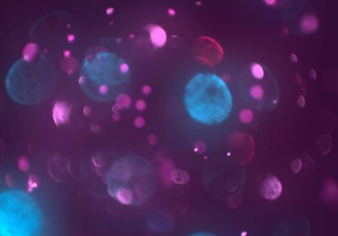 bokeh abstact arka plan ile galaksi