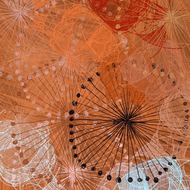 Kopya alanı ile soyut grunge desenli arkaplan