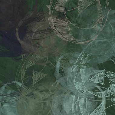 kopya alanı ile arka plan için sanatsal renkli illüstrasyon