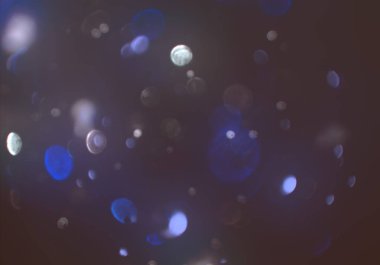 bokeh abstact arka plan ile galaksi