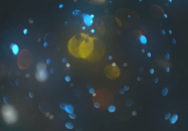 bokeh abstact arka plan ile galaksi