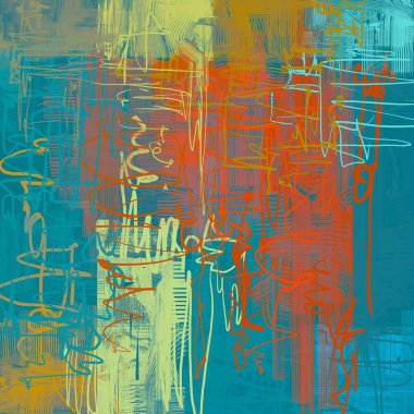 Farklı renk kalıplarına sahip soyut grunge arkaplanı