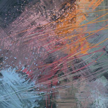 Farklı renk kalıplarına sahip soyut grunge arkaplanı