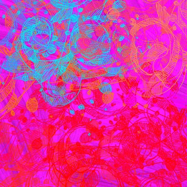 Kopya alanı ile soyut grunge desenli arkaplan