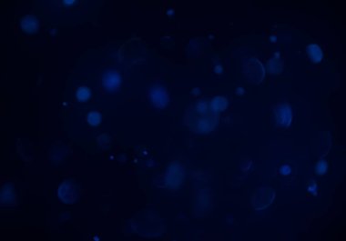 Soyut mavi bokeh arkaplanı