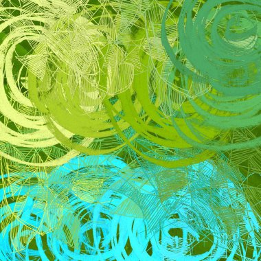 kopya alanı ile arka plan için sanatsal renkli illüstrasyon