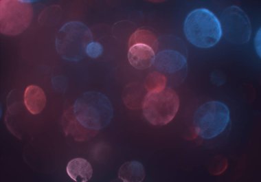 bokeh abstact arka plan ile galaksi