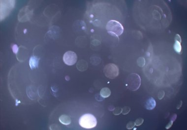 bokeh abstact arka plan ile galaksi