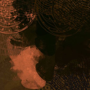 Kopya alanı ile soyut grunge desenli arkaplan