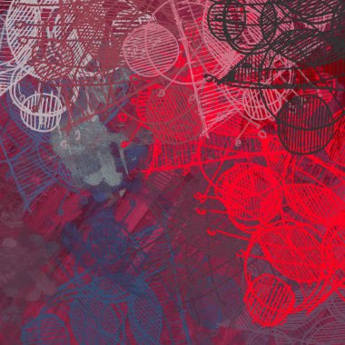 Kopya alanı ile soyut grunge desenli arkaplan