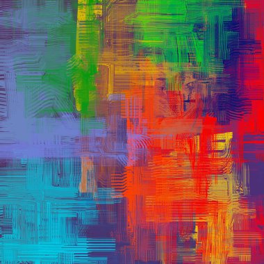 Farklı renk kalıplarına sahip soyut grunge arkaplanı