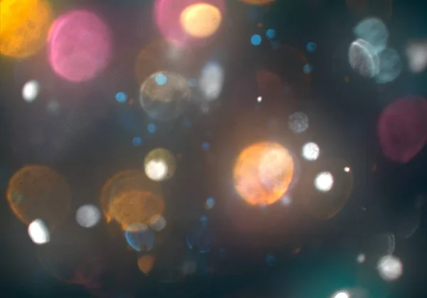 Fondo Pantalla Digital Con Luces Bokeh Brillantes —  Fotos de Stock