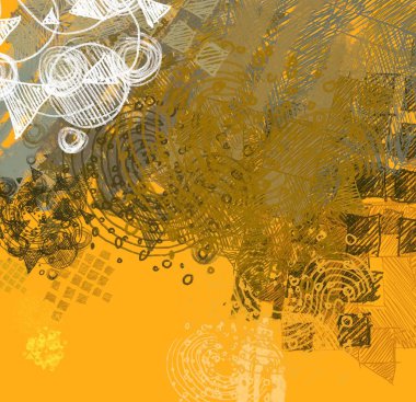 farklı desenler ile soyut arka plan