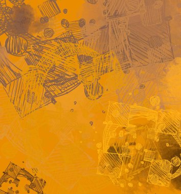 farklı desenlere sahip soyut grunge arkaplanı