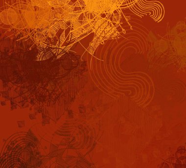 farklı desenlere sahip soyut grunge arkaplanı