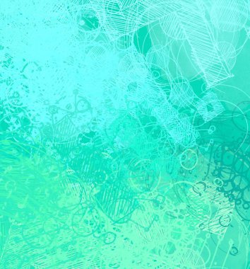 Metnin için alanı olan soyut mavi arkaplan