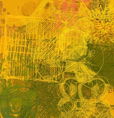 farklı desenlere sahip soyut grunge arkaplanı