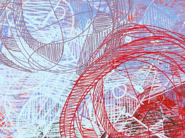 Metin için alanı olan soyut fraktal arkaplan