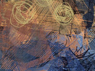 Farklı renk kalıplarına sahip soyut grunge arkaplanı