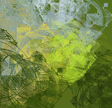 Metnin için alanı olan soyut arkaplan