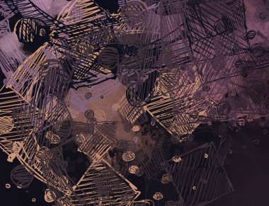 Metnin için alanı olan soyut arkaplan