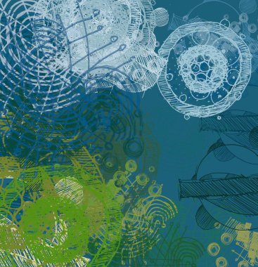 Metnin için alanı olan soyut arkaplan