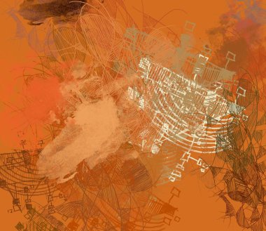 metin için alanı olan grunge arkaplanı