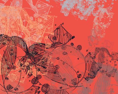 metin için alanı olan grunge arkaplanı