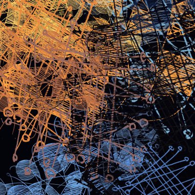 Vintage desenleri ile soyut arka plan