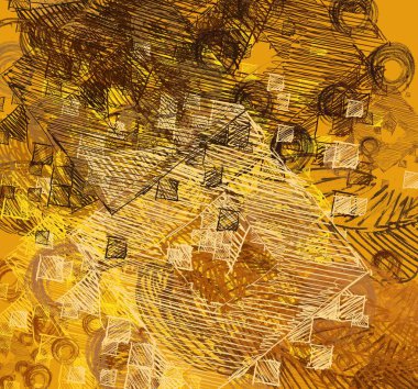 Vintage desenleri ile soyut arka plan