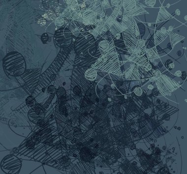 Vintage desenleri ile soyut arka plan