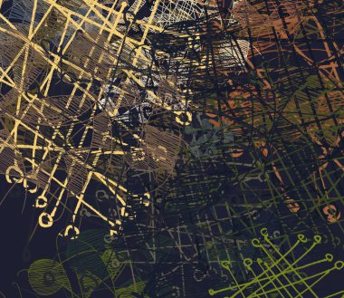 metin için alanı olan grunge arkaplanı