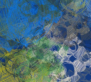 Vintage desenleri ile soyut arka plan